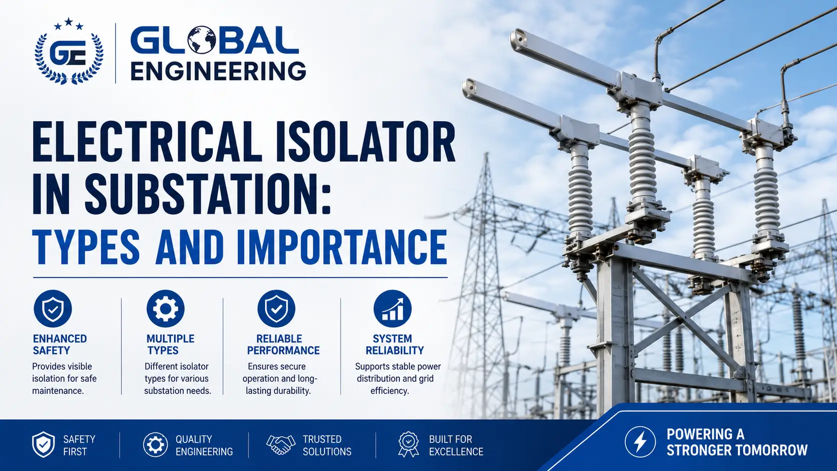 Read more about the article Electrical Isolator in Substation: Types and Importance